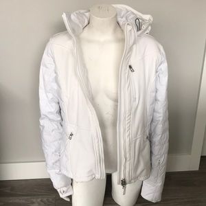 Crisp snow/winter ski shell coat from Athleta